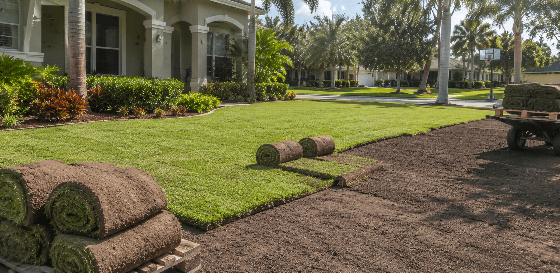 sod installation in Palm Bay, FL